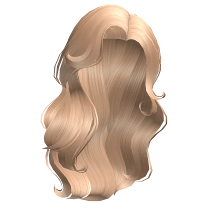 Hollywood Wavy Glam Elegant Blowout Hair Blonde