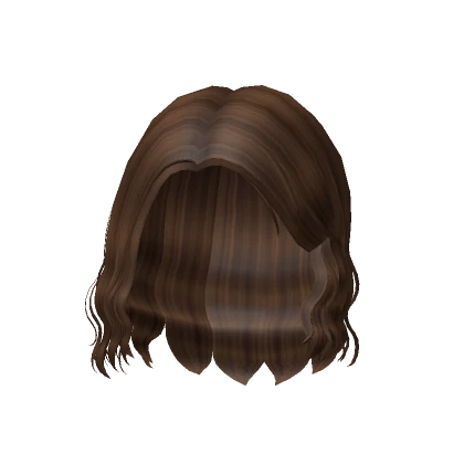 Wavy Y2k Summer Bob Hair in Brown