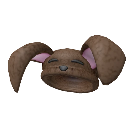 Brown Cute Bunny Hat