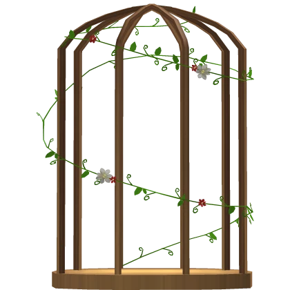 Nature Fairy Cage Vines with Flowers