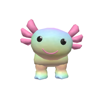 Build-A-Bear Pink Tye Dye Axolotl