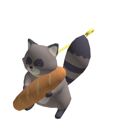 Racoon With Baguette