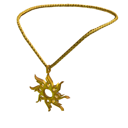 1.0 Divine Sun Power Gold Necklace - DRESSX