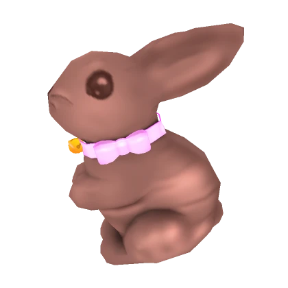 Chocolate Easter Bunny Shoulder Pal (Left)