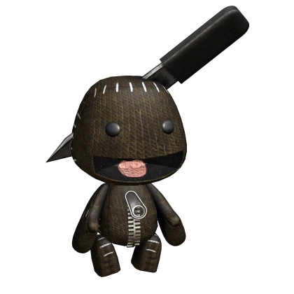 y2k halloween sackboy plushie (waist)
