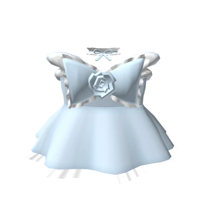 🎀3.0 Pretty Light Blue Cupid Doll Dress w wings