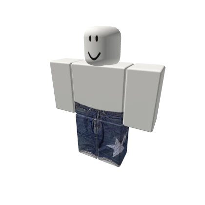 y2k baggy star jeans twice