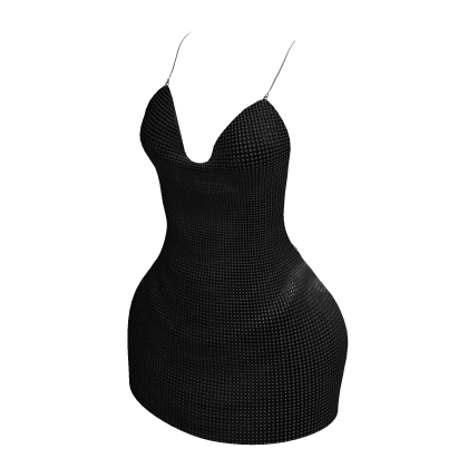 Black Sparkle Party Dress