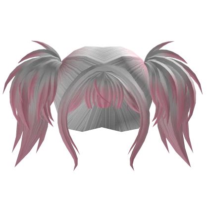 Scene Punk Pigtails Blushed Rose