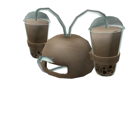 Chocolate Boba Tea Cap