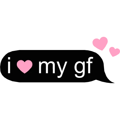 i heart my good friend text