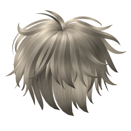 Y2K Fluffy Messy Boy Hair in Ash