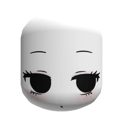 Upset Doll Makeup Face (Black)