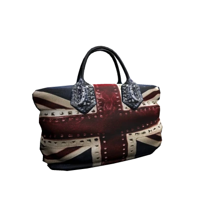 GRUNGE Y2K UNION JACK WEEKENDER BAG 