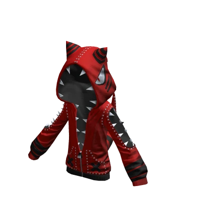 Punk Shark Hoodie Reverse Blood Moon