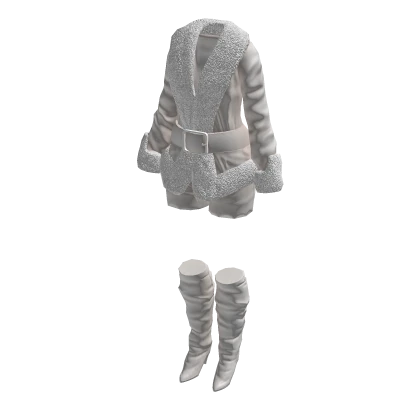 Winter White Snow Jacket and Boots
