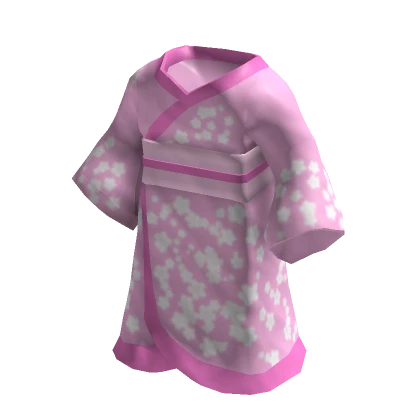 Traditional Japanese Pink Kimono