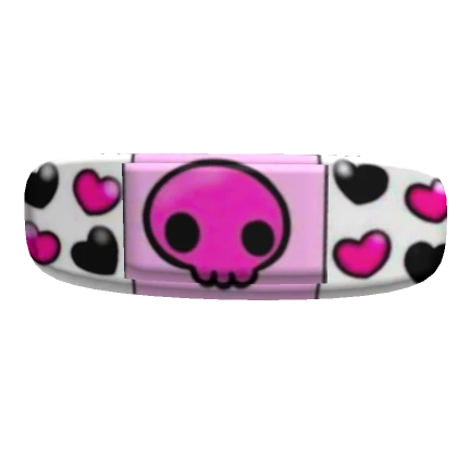 Cute Aesthetic Pink Skull Bandage💀💗