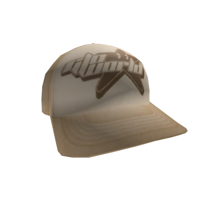 GLO WORLD BEIGE Y2K TRUCKER CAP