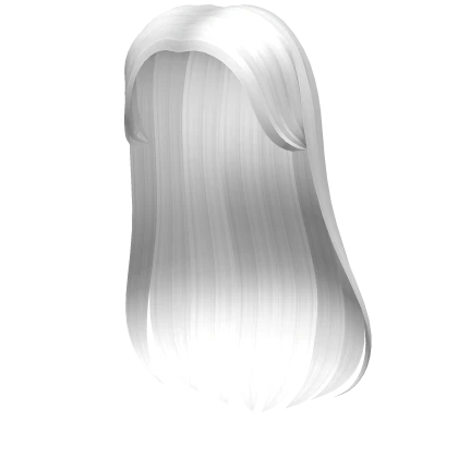 Basic Long Hair in White