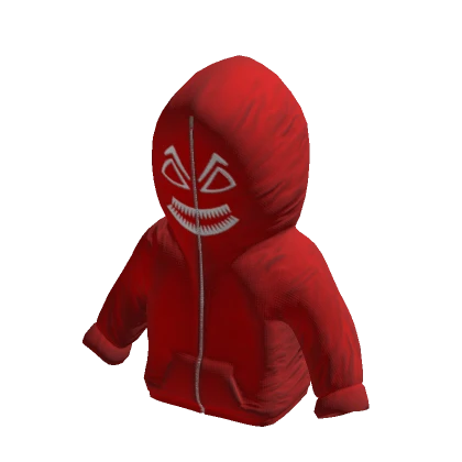 Y2K Zip Face Hoodie