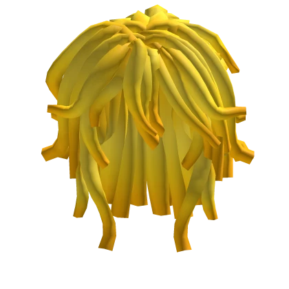 Yellow Locs w Ponytail 