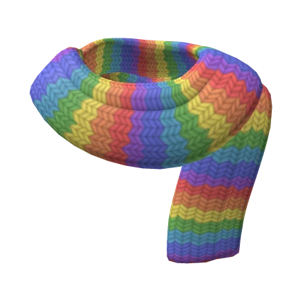 Rainbow Knit Scarf (1.0)