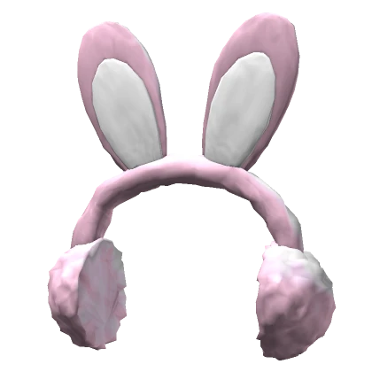 Fluffy Pink Bunny Ears