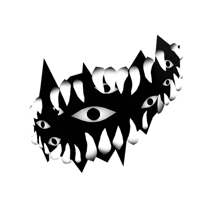 Face Torn full of Teeth and Eyes