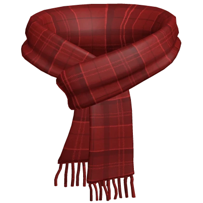 Plaid Scarf Christmas Red Cozy Striped Knit 1.0