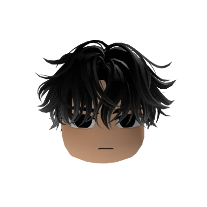 🔥[Free] Anime Messy Black Hair