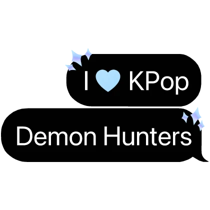 I Heart Kpop Demon Hunters with Gems