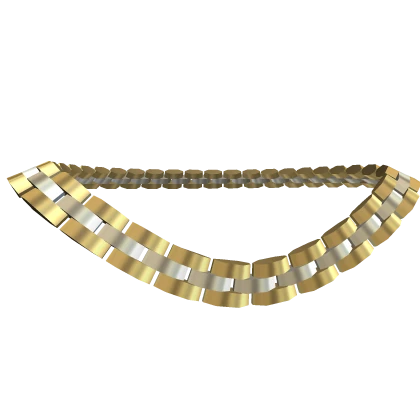 gold & silver cuban link chain