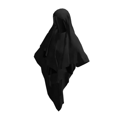 Chador Headscarf - Black Plaid