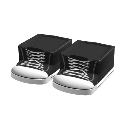 Black plain shoe [1.0 Blocky]