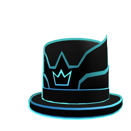 Neon Crown Top Hat