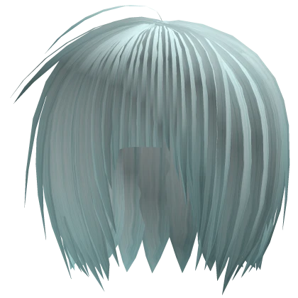 Choppy Short Anime Hair (Pastel Blue)
