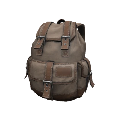 (3.0) Tan Vintage Backpack