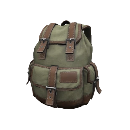 (3.0) Olive Vintage BackPack