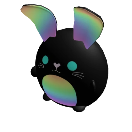 Backpack Buddy - Bunny (Black Rainbow)