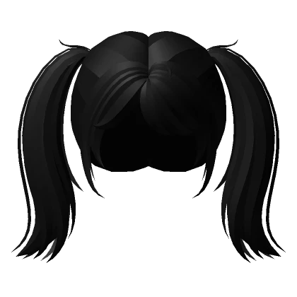 High Wavy Pigtails Black