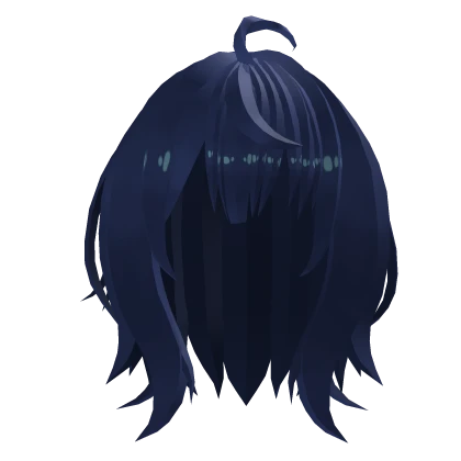 Dark Short Blue Hair