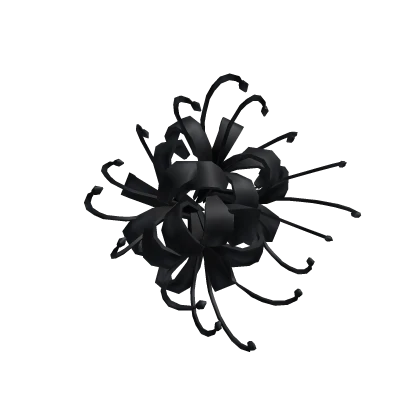 Black Anime Flower [Mouth]
