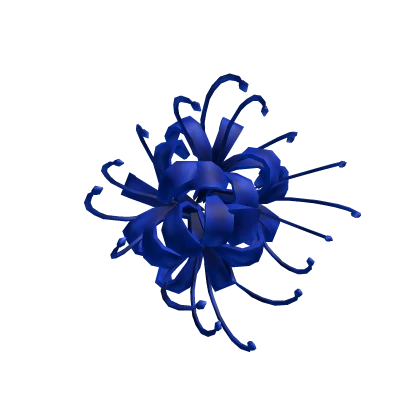 Blue Anime Flower [Mouth]