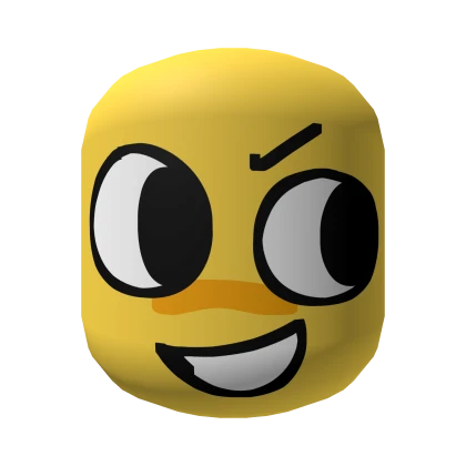 Happy Confident Silly Smiling Noob Face [Yellow]