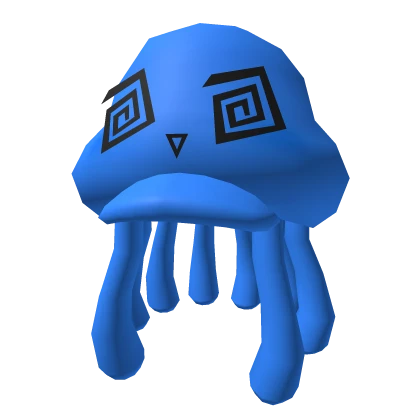 Confused Octopus cap Blue