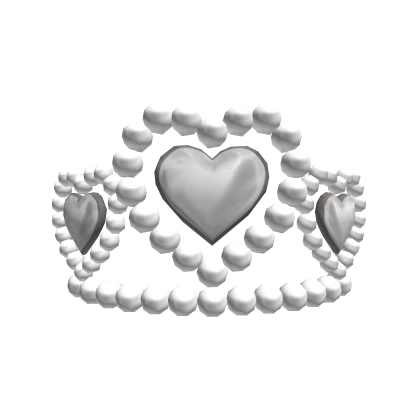 MetaHug Hearts Pearly Tiara