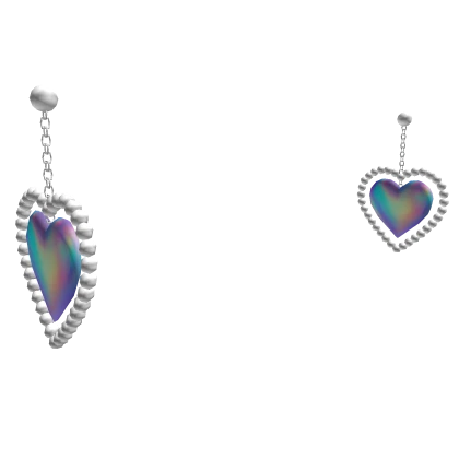 Silver Hearts Earrings