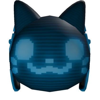 Virtual Cat Mask Blue