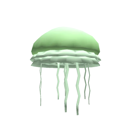 Green Jellyfish Hat